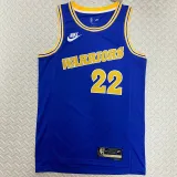 Warriors WIGGINS #22 Blue Retro NBA Jerseys