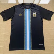 2023 Argentina Black Special Edition Fans Jersey