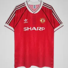 1990-1992 M Utd Home Retro Soccer Jersey