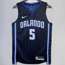 2023/24 Magic BANCHERO #5 Black NBA Jerseys 热压