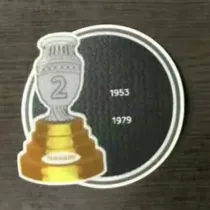 COPA AMERICA 2 Cup Patch 1953,1979 Paraguay Jersey 2字杯美洲杯巴拉圭专用