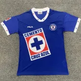 1996 Cruz Azul Home Blue Retro Soccer Jersey