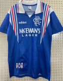 1996-1997 Rangers Home Retro Soccer Jersey