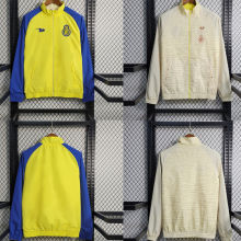 2023 Al Nassr ReversibleYellow White Windbreaker 双面