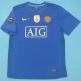 2008/09 M Utd Away Retro Soccer Jersey