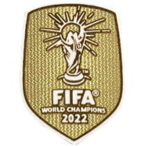 植绒 (Flocking) FIFA WORLD CHAMPIONS 2022 Flocking Patch 2022 植绒 世界杯金杯 (You can buy it alone OR tell us which jersey to print it on. )
