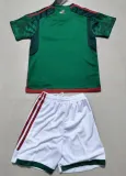 2022/23 Mexico Home Green Kids Soccer Jersey