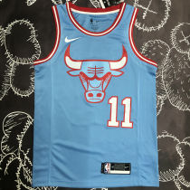 Bulls DEROZAN #11 Blue NBA Jerseys