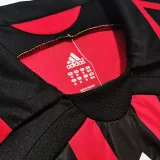 2006/07 AC Milan Home Long Sleeve Retro Soccer Jersey