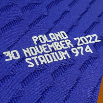POLAND 30 NOVEMBER 2022 STADIUM 974 胸前小字 (You can buy it alone OR tell us which jersey to print it on. )