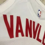 Toronto Raptors VANVLEET #23 White Home NBA Jerseys