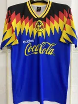 1995 Club America Away Blue Retro Soccer Jersey