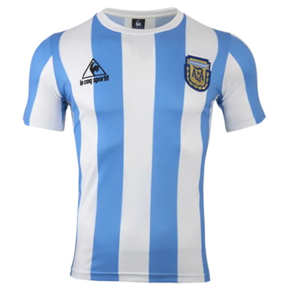 1986 Argentina Home Retro Soccer Jersey