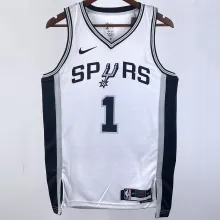 2023/24 Spurs WEMBANYAMA #1 White NBA Jerseys