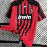 2007/08 AC Milan Home Retro Soccer Jersey