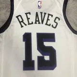 2023/24 Lakers REAVES #15 White City Edition NBA Jerseys 热压