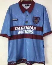1995/97 West Ham Away Retro Soccer Jersey