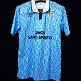 1991-1992 Lazio Home Blue Retro Soccer Jersey