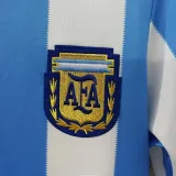 1986 Argentina Home Retro Soccer Jersey