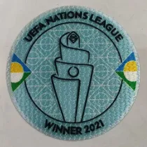 UEFA NATIONS LEAGUE WINNER 2021 PATCH 欧国联冠军章 (You can buy it alone OR tell us which jersey to print it on. )
