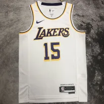 2023/24 Lakers REAVES #15 White NBA Jerseys 热压