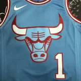 Bulls ROSE #1 Blue NBA Jerseys