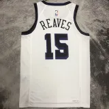2023/24 Lakers REAVES #15 White City Edition NBA Jerseys 热压
