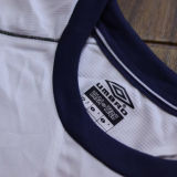 2000/01 M Utd Away White Long Sleeve Retro Soccer Jersey