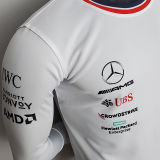 2022 Mercedes AMG Petronas F1 White Long Sleeve Team T-Shirt