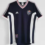 1998 Yugoslavia Home Blue Retro Soccer Jersey