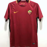 2017/18 Roma Home Red Retro Soccer Jersey