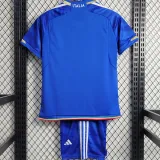 2023/24 Italy Home Blue kids Soccer Jersey