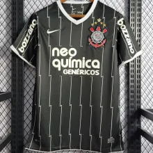 2011/12 Corinthians Black Retro Soccer Jersey