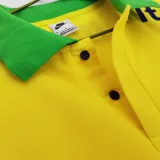 2023 Brazil Yellow Polo Short Jersey