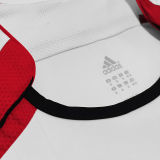 2006/07 AC Milan Away White Retro Long Sleeve Soccer Jersey