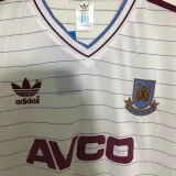 1986 West Ham Away Retro Soccer Jersey