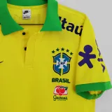 2023 Brazil Yellow Polo Short Jersey