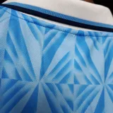 1991-1992 Lazio Home Blue Retro Soccer Jersey