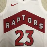 Toronto Raptors VANVLEET #23 White Home NBA Jerseys