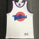 JORDAN # 23 Tune Squad Concept White NBA Jerseys Hot Pressed