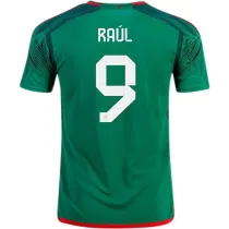 RAÚL #9 Mexico 1:1 Quality Home Green Fans Jersey 2022/23 ★★
