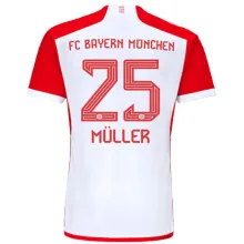Müller #25 BFC 1:1 Quality Home Fans Jersey 2023/24 ★★