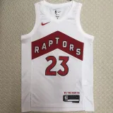 Toronto Raptors VANVLEET #23 White Home NBA Jerseys