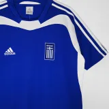 2004 Greece Home Blue Retro Soccer Jersey