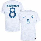 TCHOUAMENI #8 France 1:1 Away White Fans Jersey 2022/23 ★★