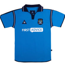 2002/03 Man City Home Blue Retro Soccer Jersey