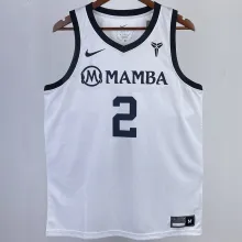 2023/24 Lakers GIGI #2 White NBA Jerseys