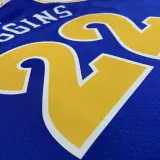 Warriors WIGGINS #22 Blue Retro NBA Jerseys