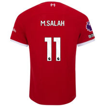 M.SALAH #11 LFC 1:1 Home Fans Jersey 2023/24 (League New Font）★★