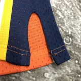 2009/10 Warriors CURRY #30 Orange Retro NBA Jerseys 热压